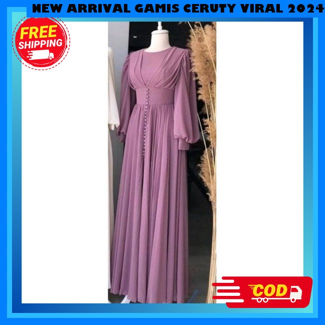Abaya Putih Premium Jumbo Abaya Mewah Elegan Gamisterbaru Ied Mubarak Murah Ghamis Motif Cewek Dress
