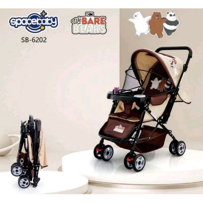 [BABY'S NEEDS] Kereta dorong bayi Spacebaby SB6202 SB 6202 stroller anak