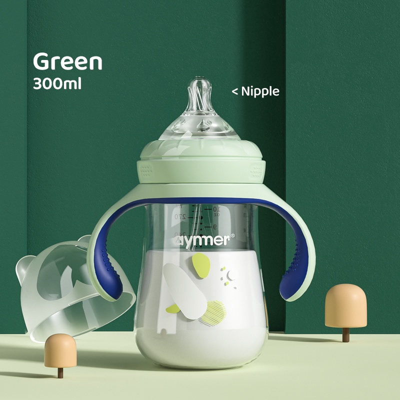 [BABY'S NEEDS] Aynmer 1 Cangkir 3 Botol Susu Bayi Anak-anak Sippy Cup Botol Bayi Dengan Sedotan