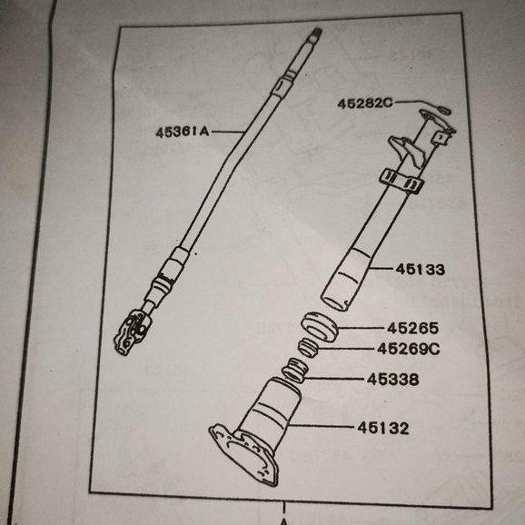 Bushing Steering Column L300 Diesel/L038 Bos As Stir L300 Diesel