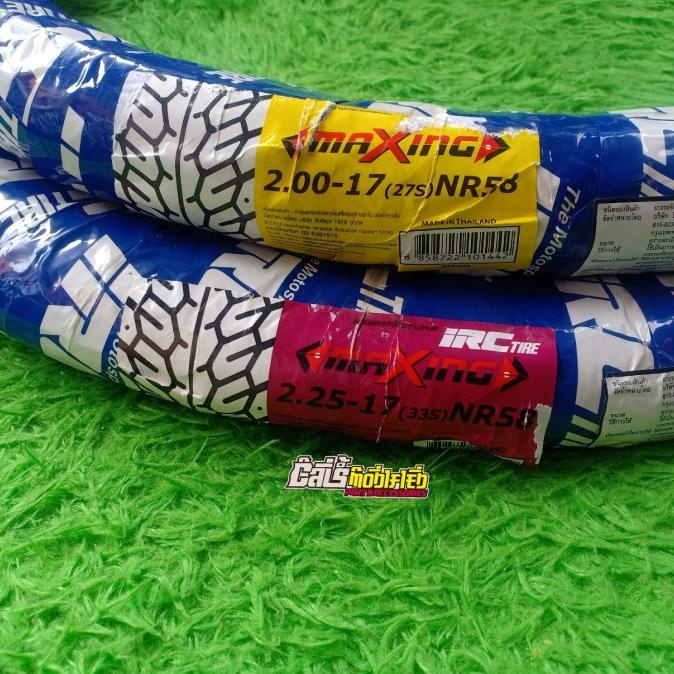 BAN IRC MAXING DEPAN RING 17-200 DAN BAN BELAKANG RING 17-225 ORI THAI