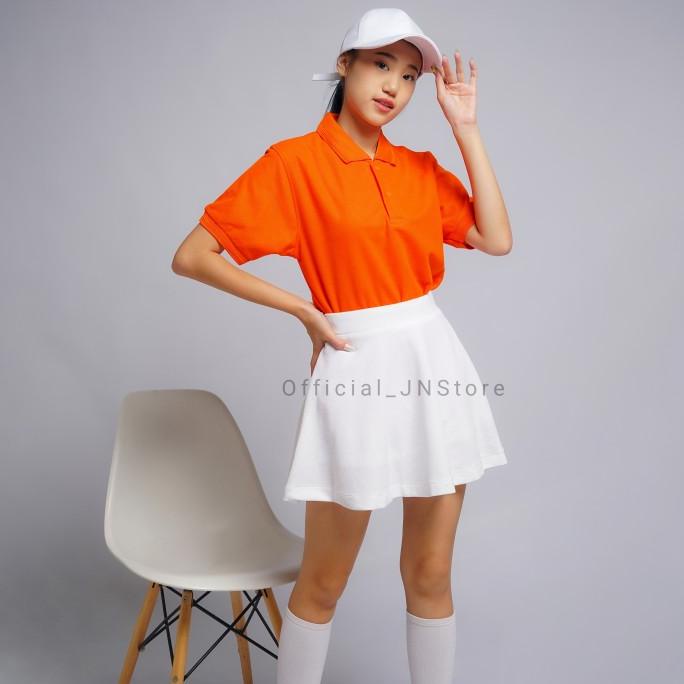 Kaos Polo Wanita | Orange