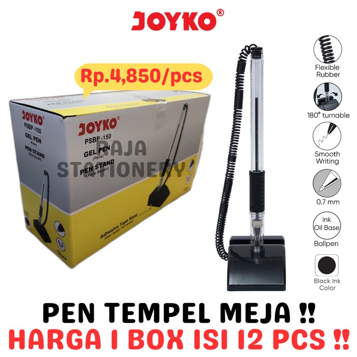 

JOYKO PEN STAND GEL PEN PULPEN PEN MEJA JOYKO KANTOR PSBP-150 [12PCS]