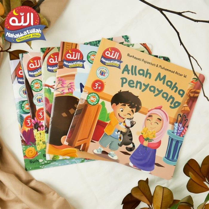 

Terlaris!! Buku cerita anak Mahabbatullah mencintai Allah isi 5 buku