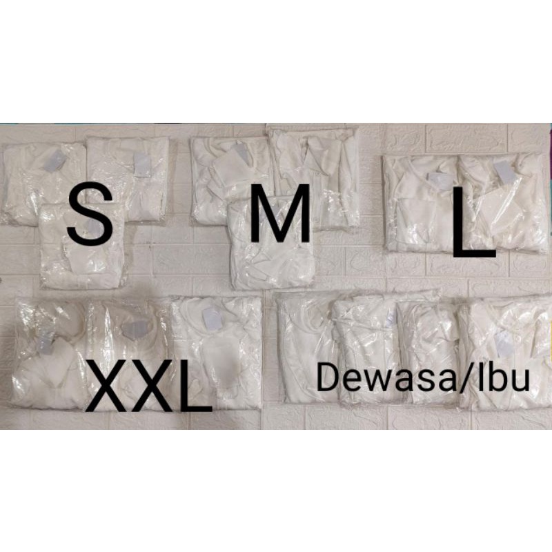 [SYAR'I TILL JANNAH] Ready Gamis Aira Putih Couple, Gamis Putih Ke pengajian di Aira Berkah Toko