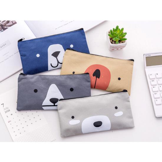 

Dompet Pensil Kain Kanvas Motif Doggy