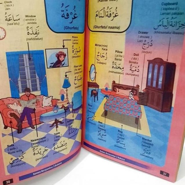 Terpopulerr  Laris Kamus Bergambar 3 Bahasa Inggris/Jepang/Indonesia