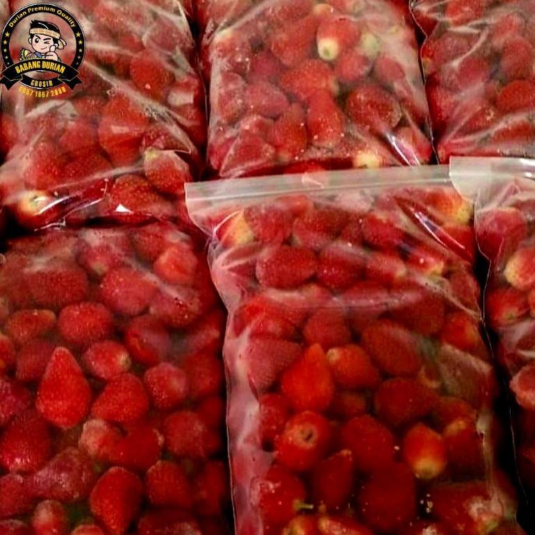 

Ready STRAWBERRY FROZEN 1KG / STRAWBERRY BEKU 1KG GOOD QUALITY
