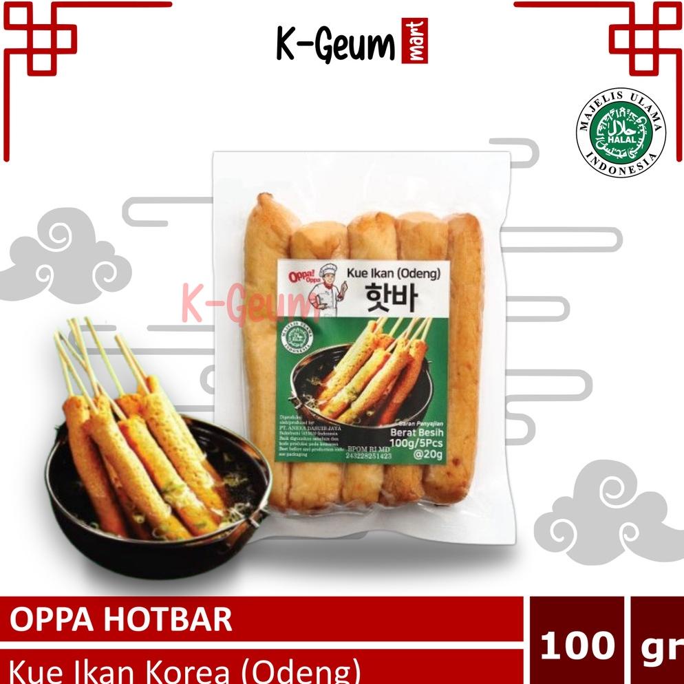 

Ready OPPA Hotbar Odeng Jajan Asli Korea | Odeng Tusuk | Odeng Panjang 100gr