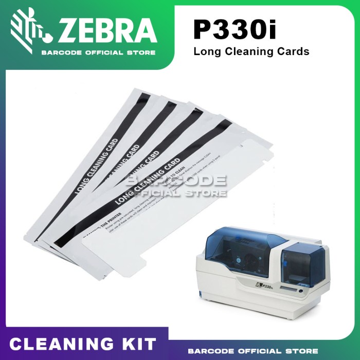 LONG CLEANING KIT ID CARD PRINTER ZEBRA P330I - SATUAN