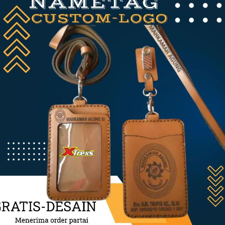 

Id Card Kulit / Name Tag Case Holder Custom Logo Gratis Desain - Star Id Card Name Tag Holder Kulit Sapi Name Tag Lanyard Tali Id Holder Kostum Cetak Nama & Logo