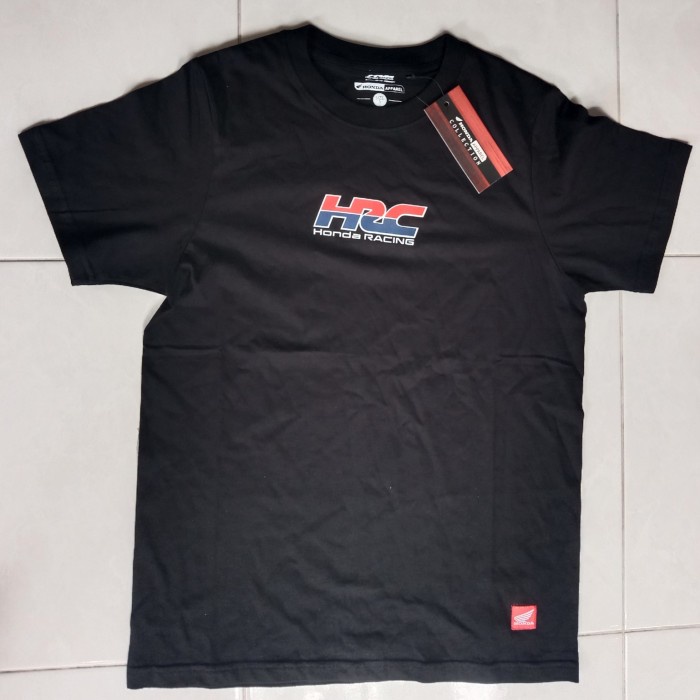 Hrc22 Black T-Shirt-Kaos Honda Hrc Original Best