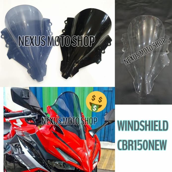 TERBATAS WINDSHIELD CBR150R K45R VISOR CBR150 WINDSHIELD CBR150R K45R HEMAT