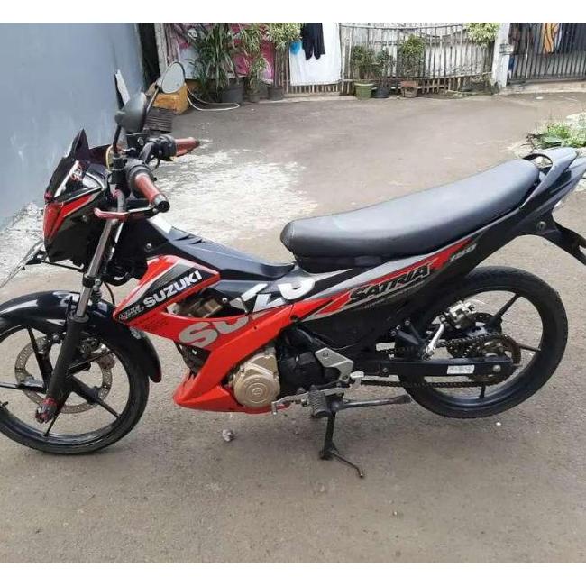 Paket Fullset Full Set Bodi Body Halus Full Hitam Merah Gp Suzuki Satria F Fu Fl Facelift Plus Stier