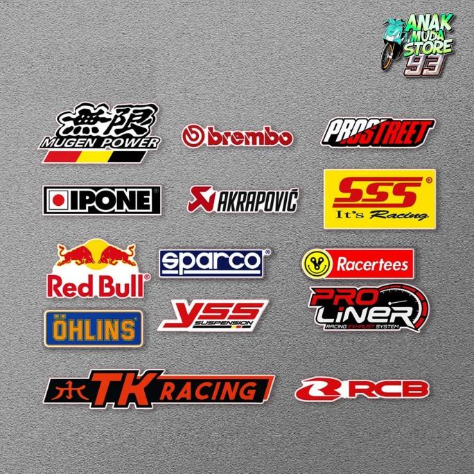 

Stiker Motor Logo Cutting Laminasi Doff Anti Air Luntur Sticker