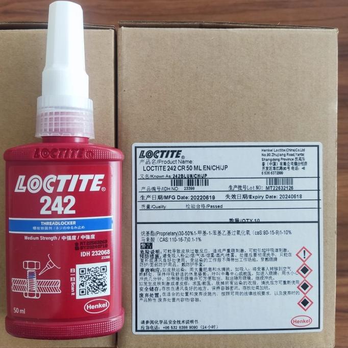 Original Loctite Lem Baut 242 242/242,242-242_242 50Gram 50Ml Termurah