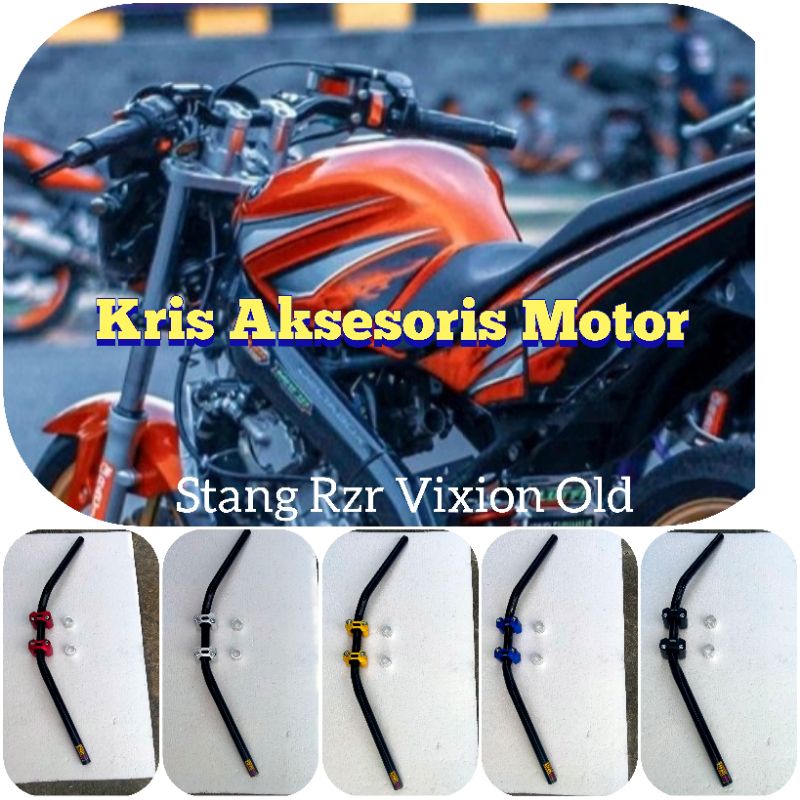 stang rzr vixion old stang rzr plus raiser cnc tinggal pasang