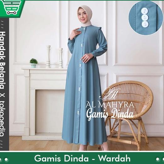 BAJU GAMIS DINDA GUZEL PREMIUM POLOS BAHAN KATUN TOYOBO ORIGINAL GUZEL