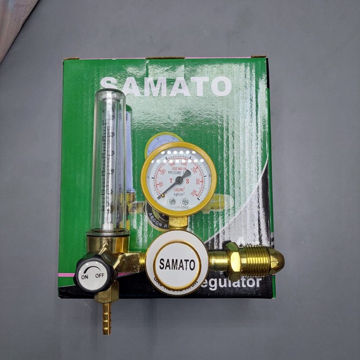 SAMATO REGULATOR LAS ARGON / GAS ARGON TIG LAS STAINLESS TRAVO Skia Teknik
