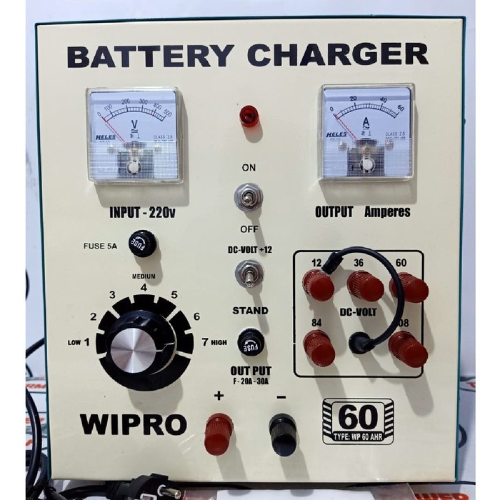 Baterai Charger 60A WIPRO - Battery Charger Accu WP 60 AHR WIPRO
