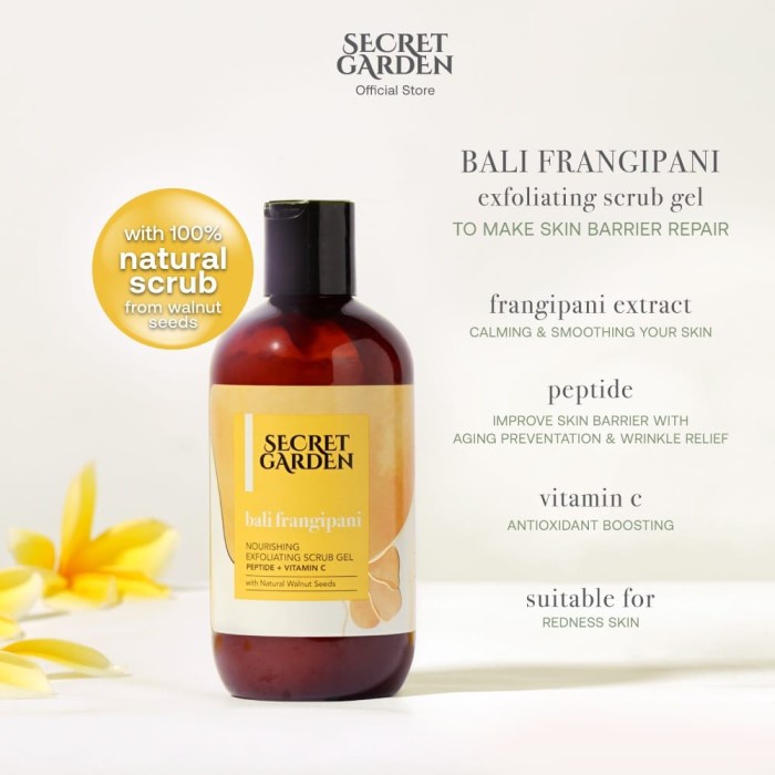 Body Scrub - Body Scrub Secret Garden 250 Ml