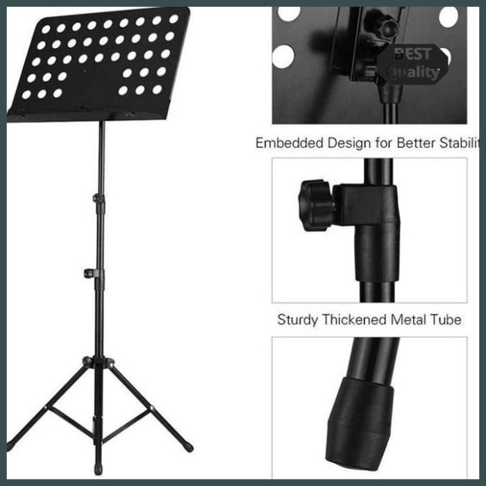 Stand Partitur - Terbaruuu Stand Buku Partitur Portable Stand Partitur Musik Lipat
