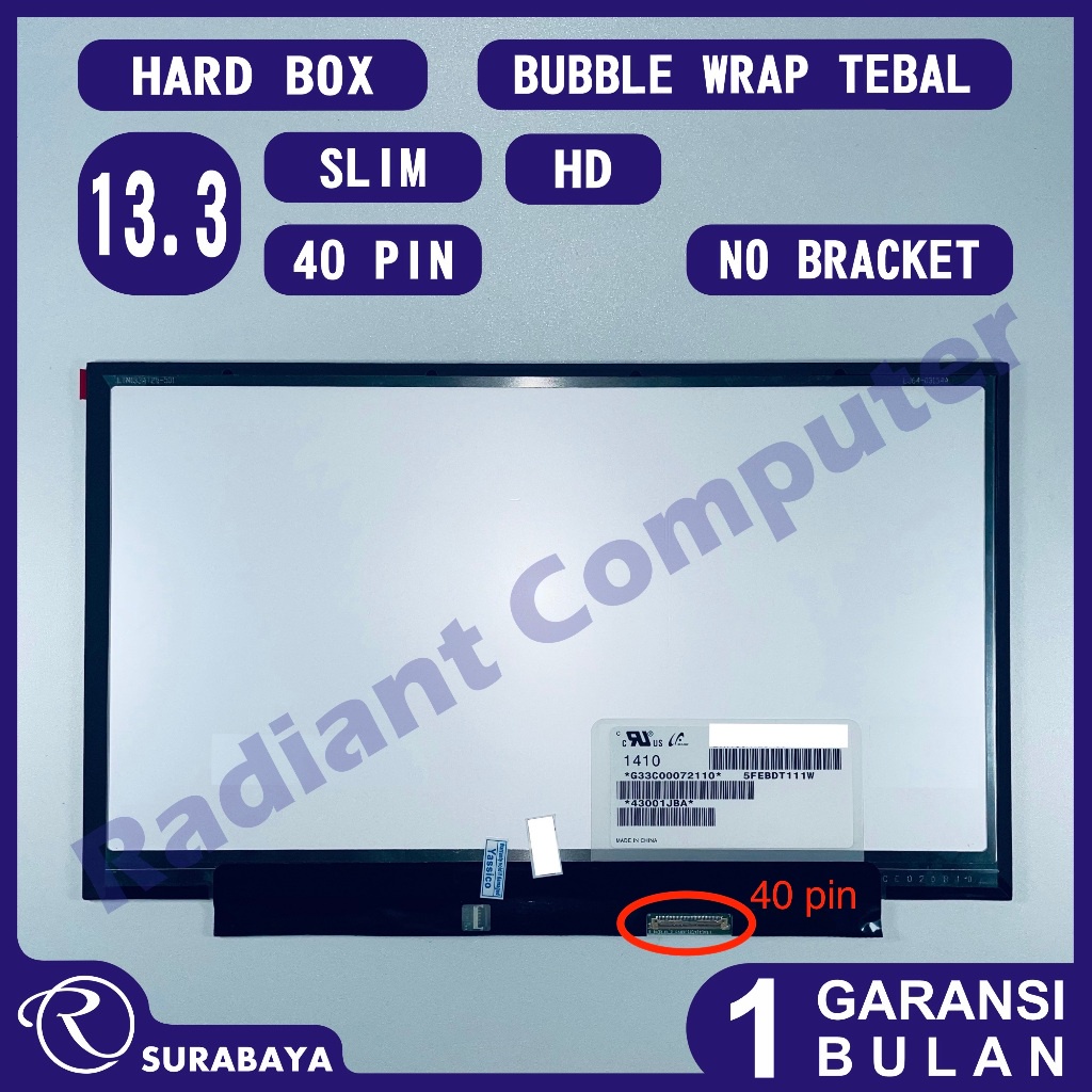 LCD LED Toshiba Dynabook Portege R634 R732 R734