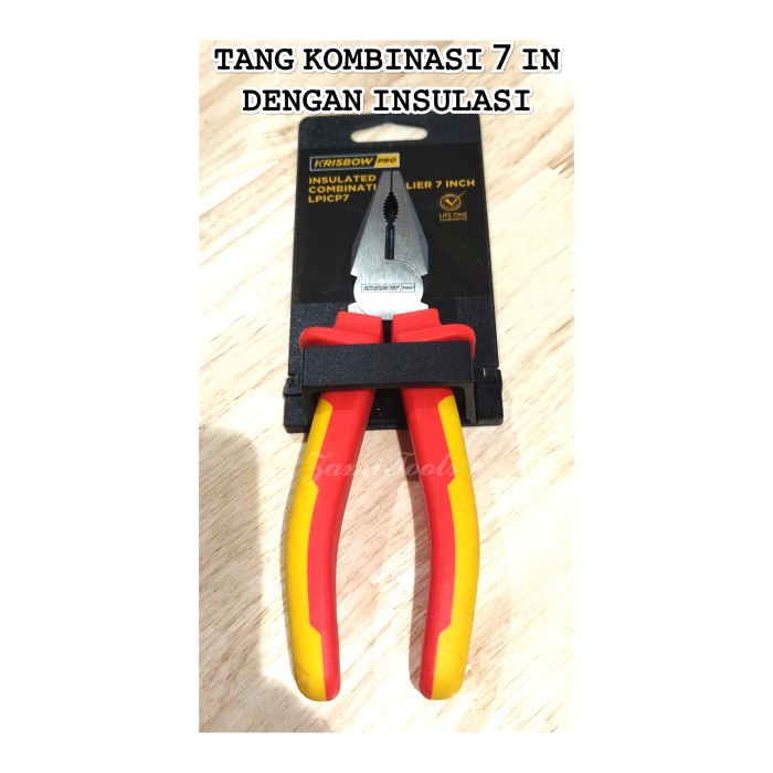 Promo Tang Kombinasi Insulasi 7 In Krisbow Pro/ Tang Listrik 7 In