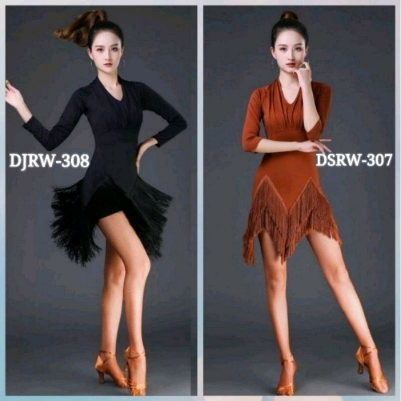 Dress Dance Rok Line Dance Belly Dance Salsa Latin Kostum Model Terbaru Import Terlaris Termurah DSR