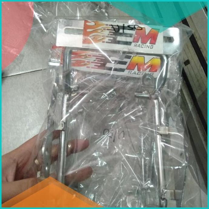 breket pangkon lampu depan tralis honda tiger variasi motor chrome 16n