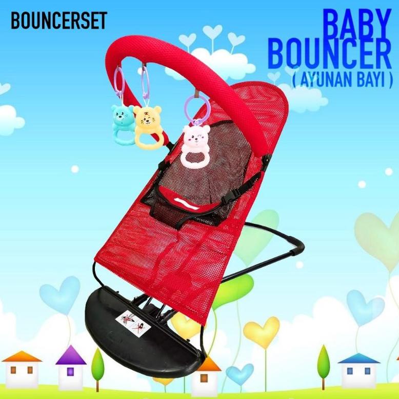 Terbaruuu Ayunan Bayi Baby Bouncer MB 173 / Perlengkapan Bayi / Tempat Tidur Bayi / Kursi Anak