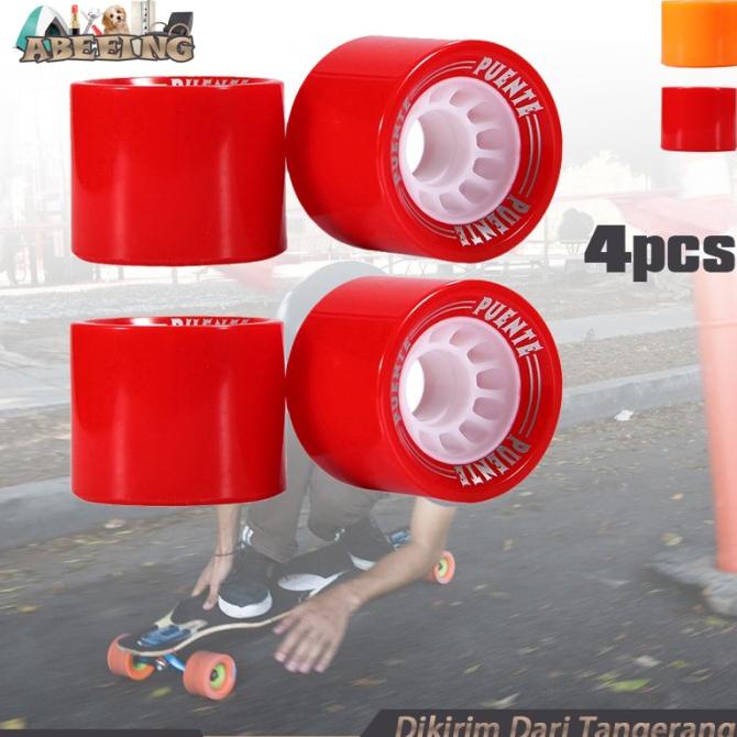 4pcs Wheels Longboard Set 63mm Roda Cruiser Skateboard Roda Skateboard
