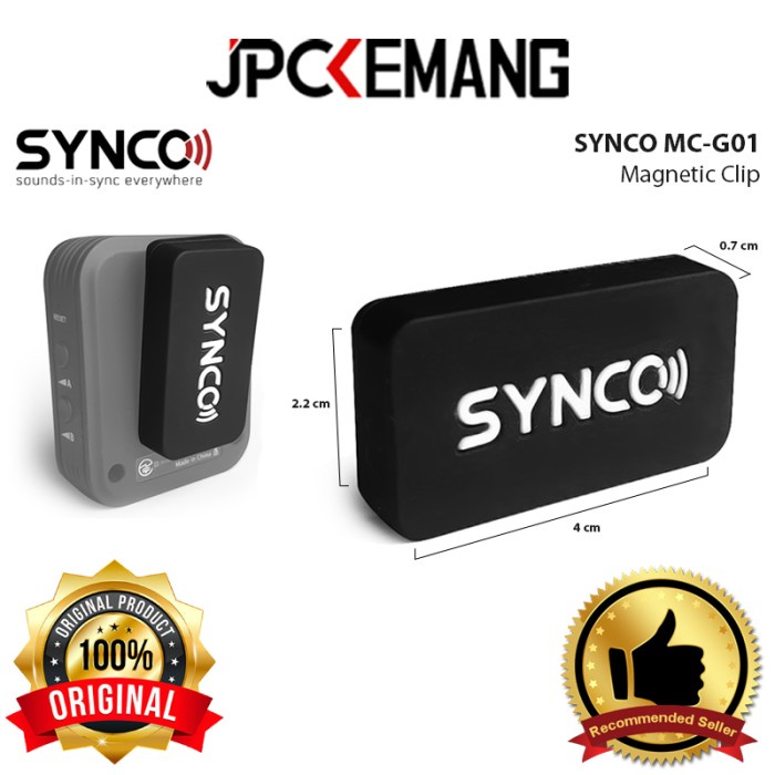 SYNCO MC-G01 MAGNETIC CLIP FOR SYNCO G1 & SYNCO G2 MCG01 ORIGINAL