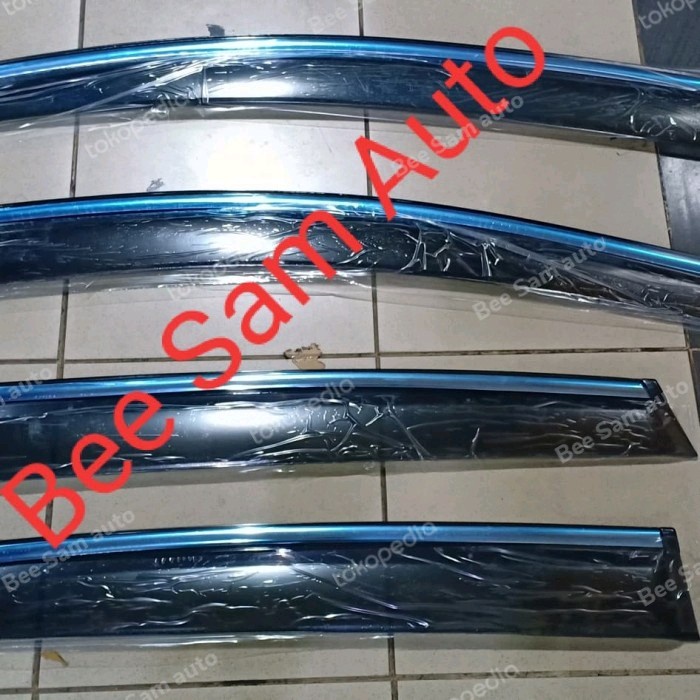 Talang Air Injection List Chrome Honda CRV 2012-2015