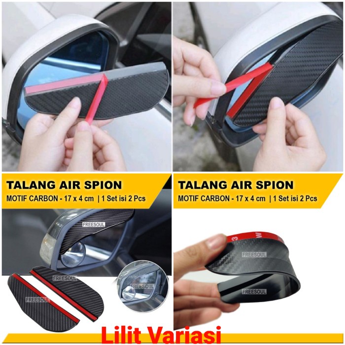 Talang Air Spion Carbon Mobil Livina