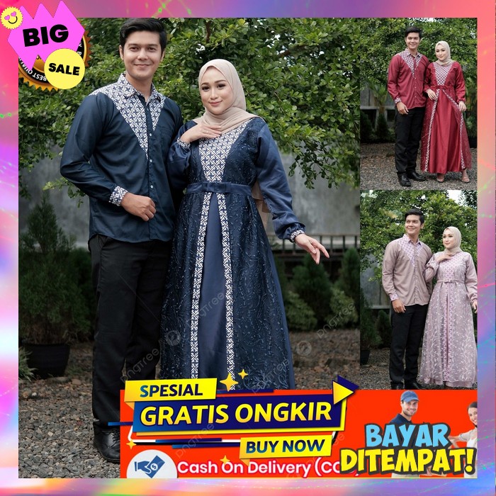 Kapelan Sarimbit Bsju Serimbit Lebaran Dress Pasutri Gamis Cople Viral Baju Kapel Terbaru Setelan Bs