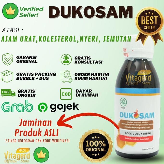 

MADU HERBAL DUKOSAM ORI ATASI NYERI LINU PEGAL LEHER PUNGGUNG BETIS
