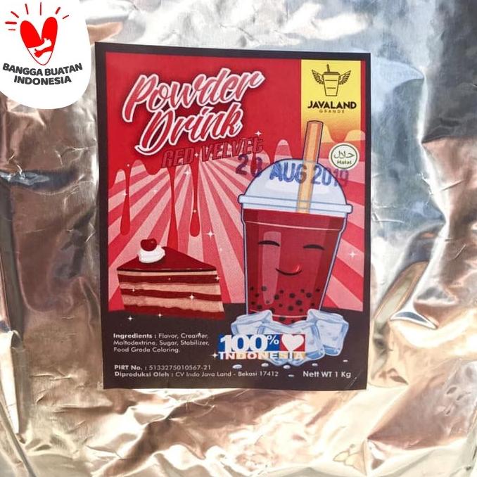 

best produk] Bubuk Red Velvet Powder Javaland 1 kg