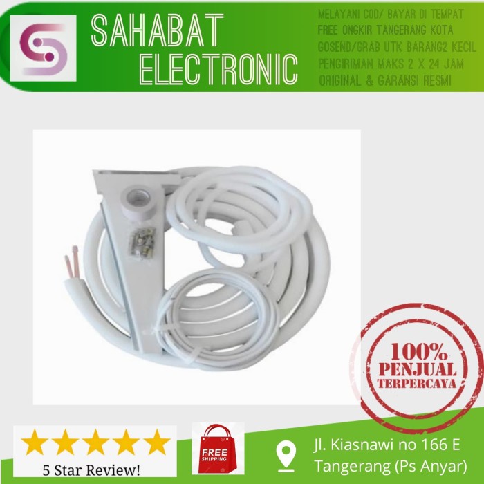 Ac Sharp 1/2Pk Standard Thailand Ah A5 Say+Pemasangan Lengkap Ready