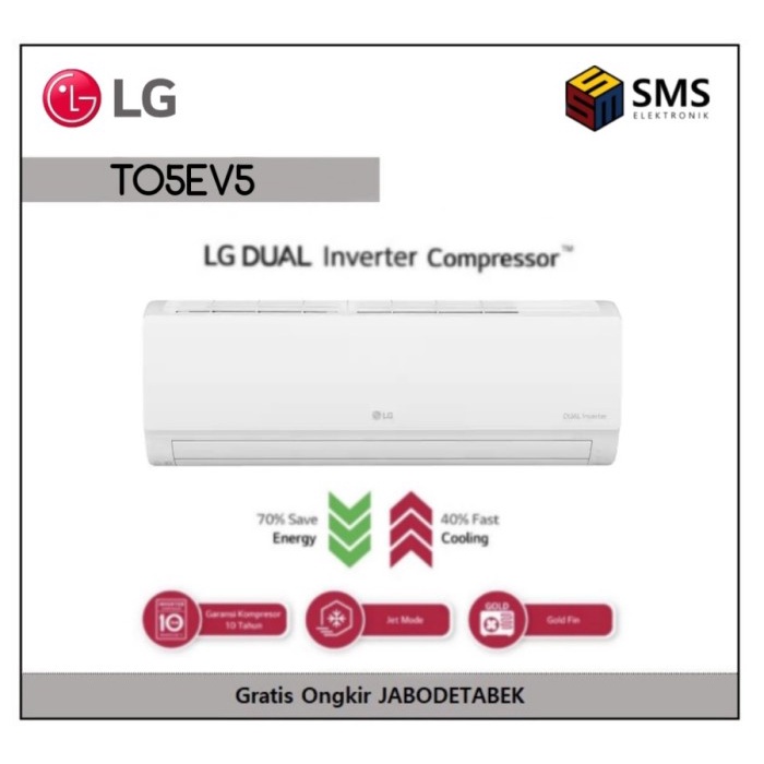 Ac Lg Dual Cool Inverter 1/2 Pk T05Ev5 Lg Dual Inverter Ready