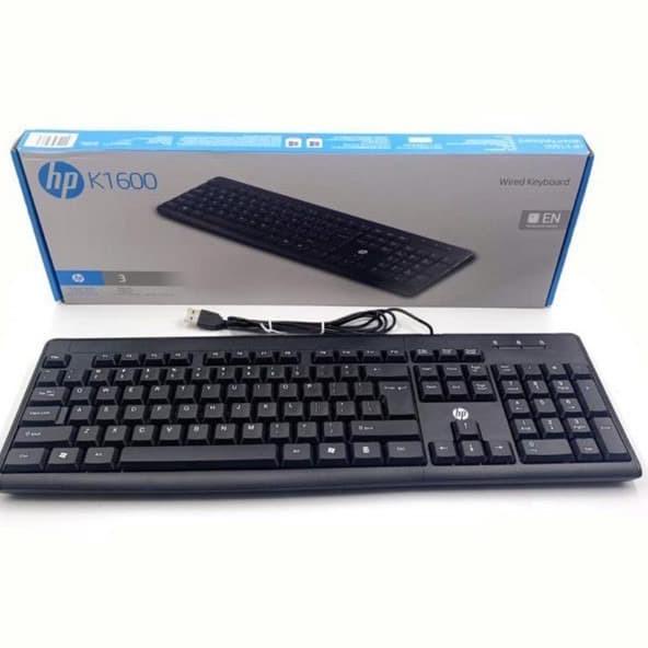 KEYBOARD WIRED HP K1600 USB / KEYBOARD KABEL USB HP K-1600 Trending