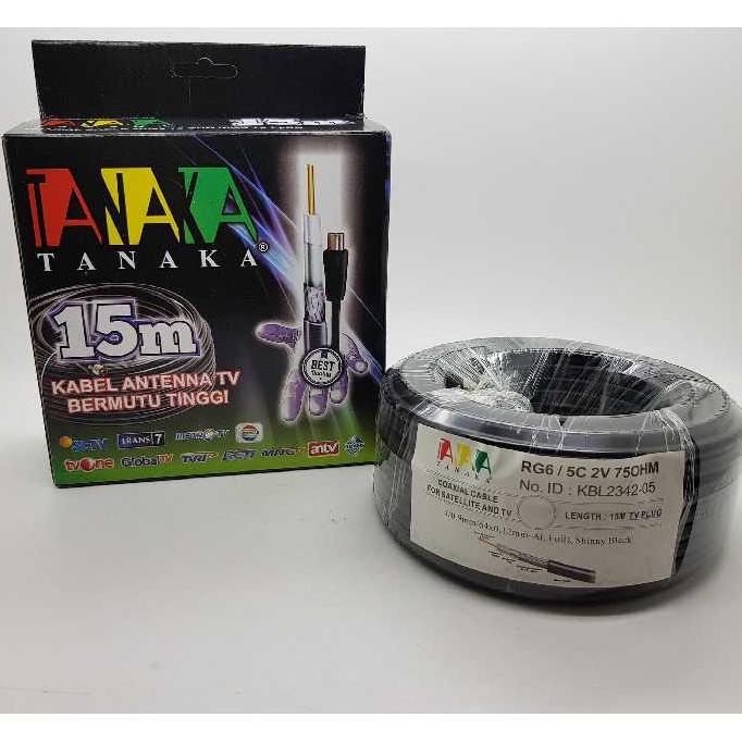 Kabel antena TV tanpa booster 5C Merk TANAKA