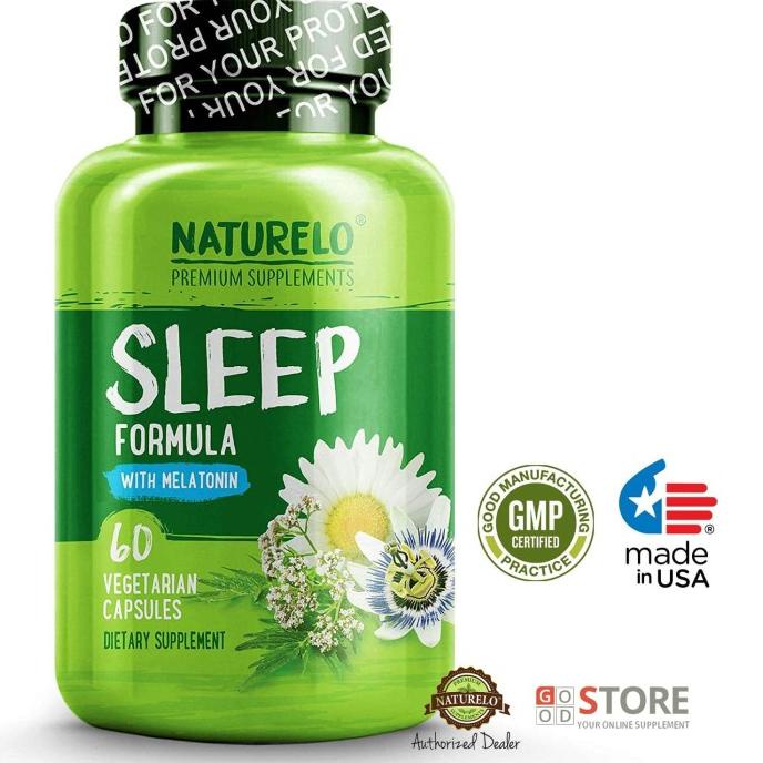 

NATURELO - Sleep Formula - Herbal Natural untuk Tidur Nyenyak - 120c