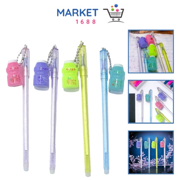

Market1688 Pena Gantungan Botol Minuman Pulpen Lucu Gantungan Botol Blue Ink Gel Bisa di Hapus Bolpoin Tinta Gel Cair Erasable Pen Pulpen Gantungan Lucu