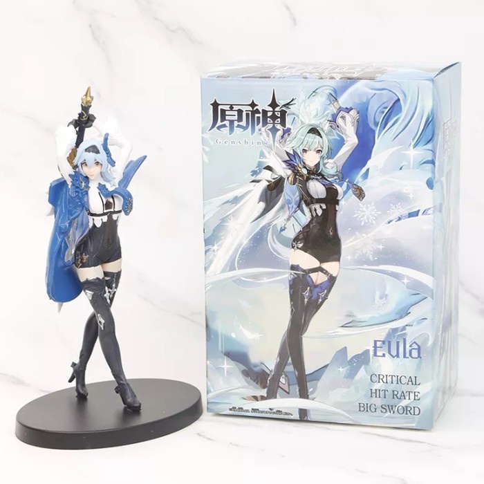 TERLARIS Action Figure Eula Genshin Impact Kawai Anime Collection