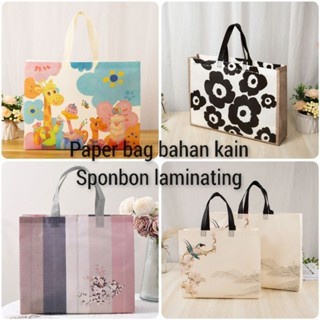 

] DY PACK PAPER BAG KAIN TAS BELANJA TAS HAMPERS GOODIE BAG JUMBO BIRD