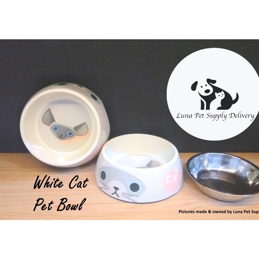 Pet Bowl Bamboo Cat Dog Kter Tempat Makan Num Anjing Kucing