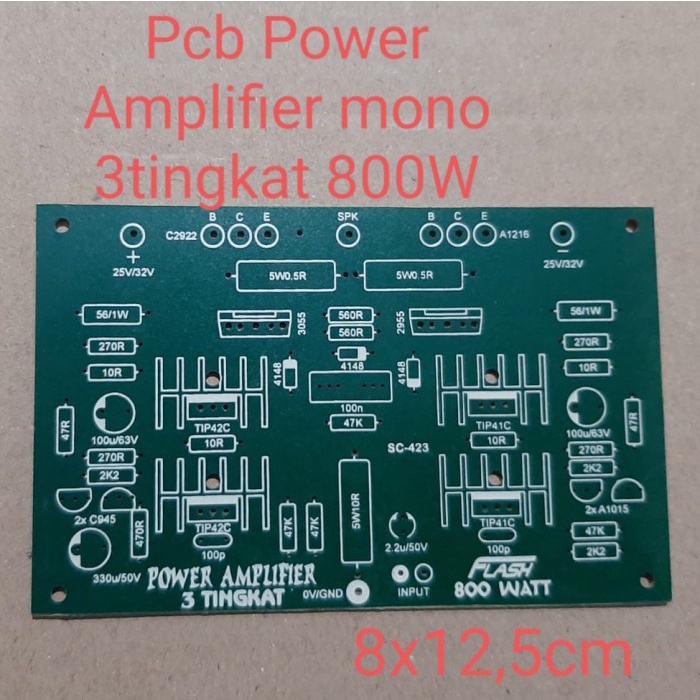 &<&<&<&] PCB Power Amplifier Mono 3 tingkat 800 watt