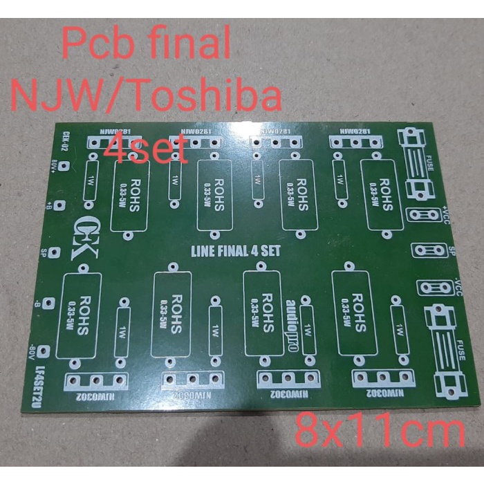 *****] PCB Final NJW / TR Final Toshiba 4 set Line final 4set cek-02