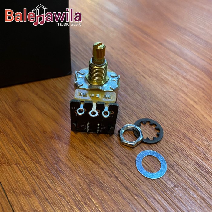 PROMO CTS PUSH PULL DPDT POT REG SPLIT SHAFT 250K AUDIO TAPER CTS A250 PP #ORIGINAL